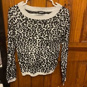 Animal print sweater